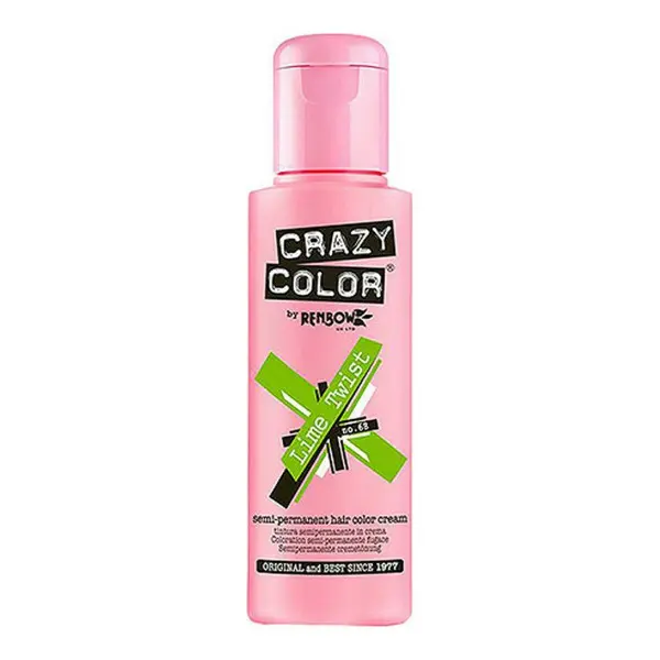 Tinte Semipermanente Lime Twist Crazy Color Nº 68 (100 ml)