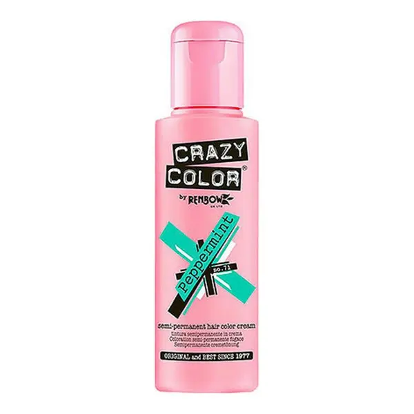 Tinte Semipermanente Peppermint Crazy Color Nº 71 (100 ml)