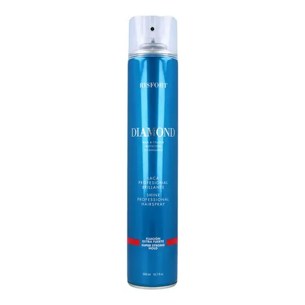 Laca de Fijación Extra Fuerte Diamond Risfort 69888 (500 ml)