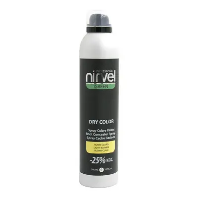 Spray Cubre Canas Green Dry Color Nirvel NG6640 Rubio Claro (300 ml)