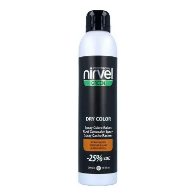 Spray Cubre Canas Green Dry Color Nirvel Green Dry Rubio Medio (300 ml