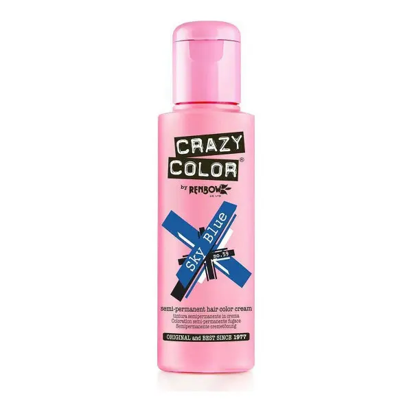 Semi-Permanent Tint Sky Blue Crazy Color Nº 59 (100 ml)