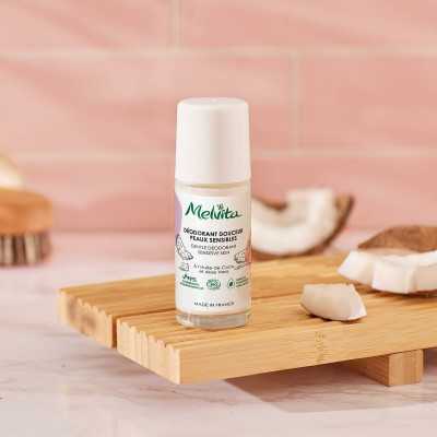 Desodorante Roll-On Melvita Los Esenciales De Higiene 50 ml Piel Sensi