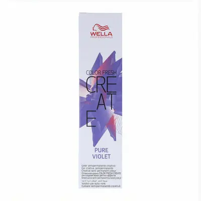 Coloración Semipermanente Wella Fresh Create Pure Violet (60 ml)