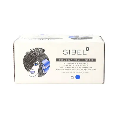 Aluminium foil Sinelco Sibel High Hair and Beauty 15 x 12 x 100 cm Blu