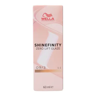 Tinte Semipermanente Wella Shinefinity Color Nº 09.3 60 ml