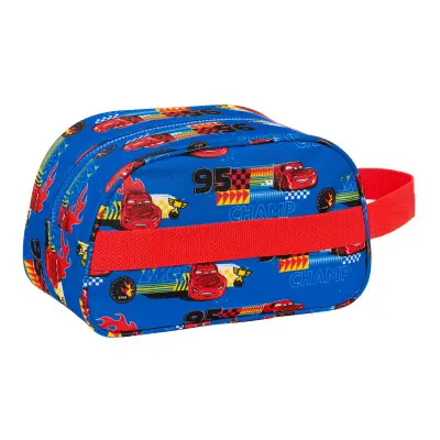 Neceser Escolar Cars Race ready Azul 26 x 15 x 12 cm