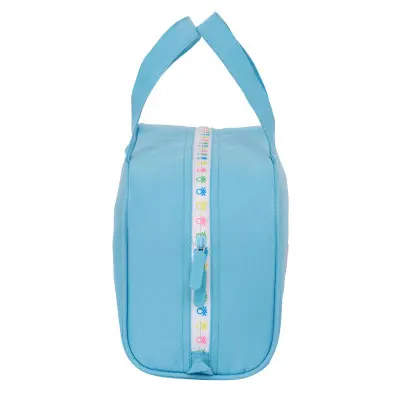 Neceser Escolar Benetton Spring Azul cielo 31 x 14 x 19 cm