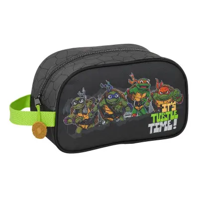 Neceser de Viaje Teenage Mutant Ninja Turtles Negro Gris 26 x 15 x 12