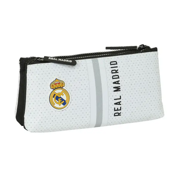 Neceser de Viaje Real Madrid C.F. Blanco Gris Deportivo 22 x 10 x 8 cm