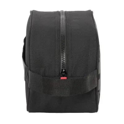 Neceser de Viaje F.C. Barcelona Black Negro Deportivo 26 x 15 x 12 cm