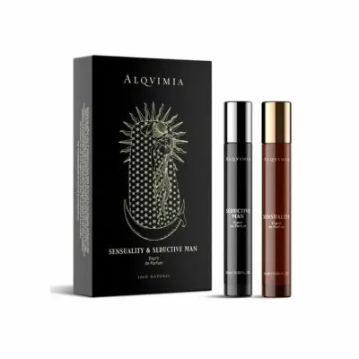 Set de Perfume Erótico Alqvimia Sensuality & Seductive Man (2 pcs)