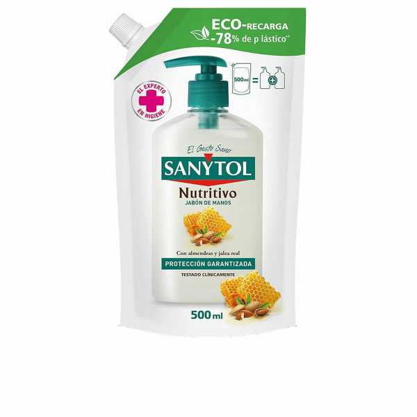 Jabón de Manos Sanytol 500 ml Antibacteriano Nutritivo Recarga