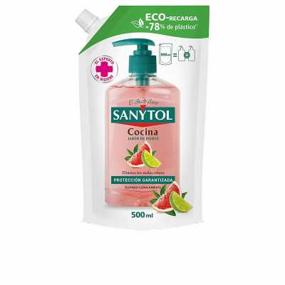 Jabón de Manos Sanytol 500 ml Antibacteriano Cocina Recarga