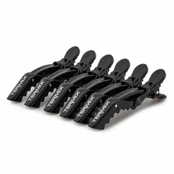 Pinzas para el Cabello Termix Negro (6 uds)