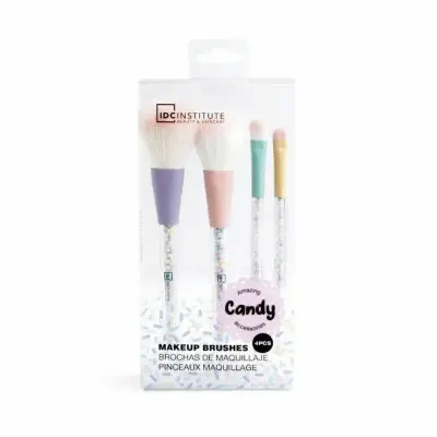 Set de Brochas de Maquillaje IDC Institute Candy (4 pcs)