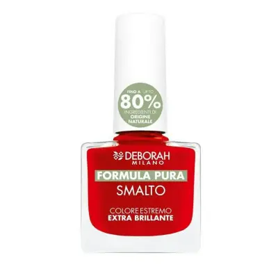 Esmalte de uñas Deborah Formula Pura Acabado brillante Nº 12 Secado