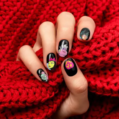 Pegatinas para uñas Mad Beauty Disney Villains