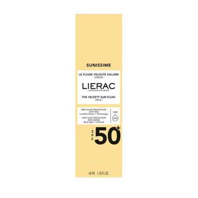 Sun Milk Lierac SUNISSIME Spf 50 40 ml Anti-ageing