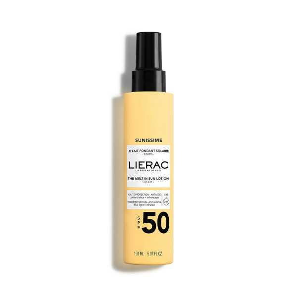 Sun Milk Lierac SUNISSIME Spf 50 150 ml Anti-ageing