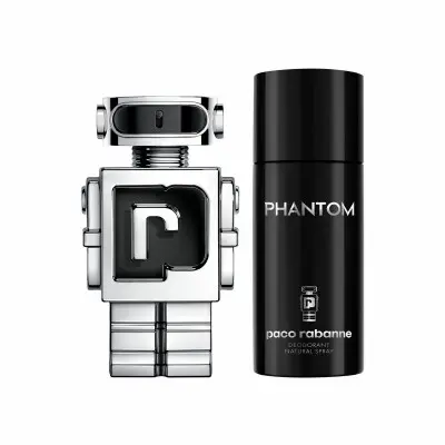 Set de Perfume Hombre Paco Rabanne EDT Phantom 2 Piezas