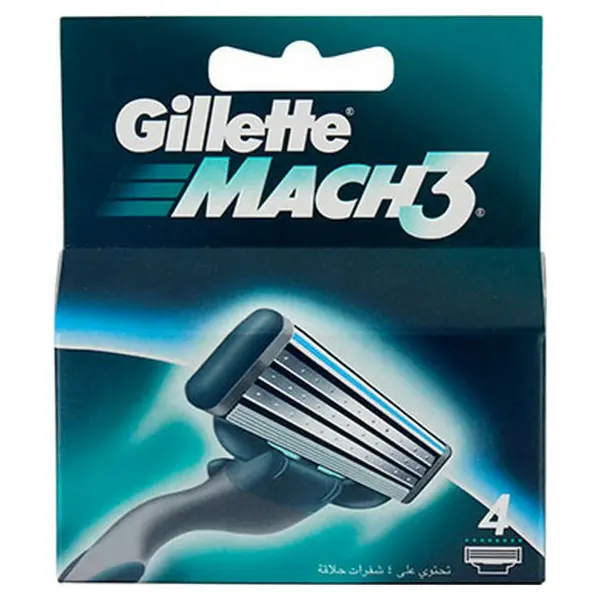 Recambio de Cuchilla para Afeitadora Gillette (4 Unidades) (4 uds)