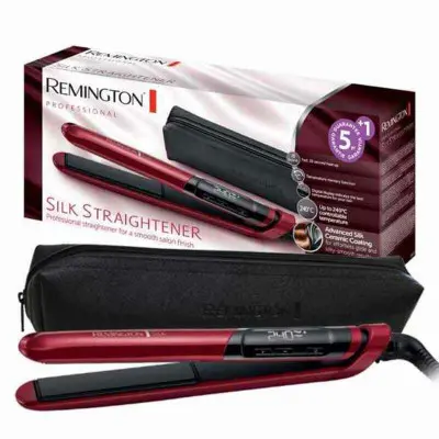 Plancha de Pelo Remington Silk Straightener 110 mm Rojo Negro