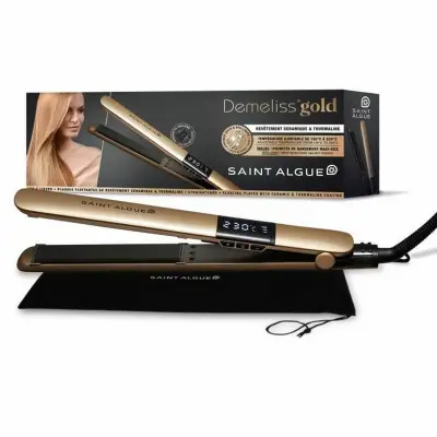 Plancha de Pelo Saint-Algue Demeliss GOLD Negro Dorado