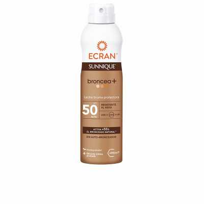 Bruma Solar Protectora Ecran Sunnique Broncea+ Spf 50 250 ml Leche Sol