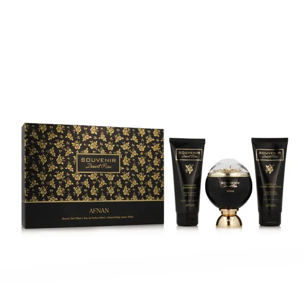 Set de Perfume Mujer Afnan Souvenir Desert Rose EDP 3 Piezas