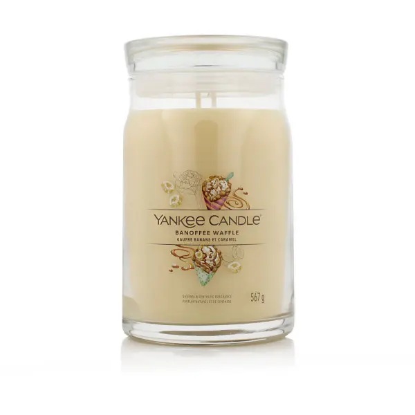 Vela Perfumada Yankee Candle Signature Large Jar Banoffee Waffle 567 g