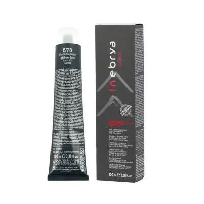 Permanent Dye Inebrya Nº 8/73 Light Blonde Brown Golden 100 ml