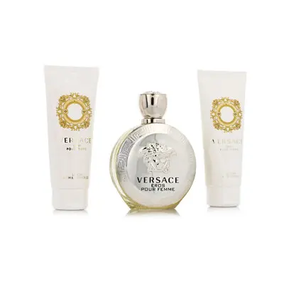 Women's Perfume Set Versace EDP Eros 4 Pieces