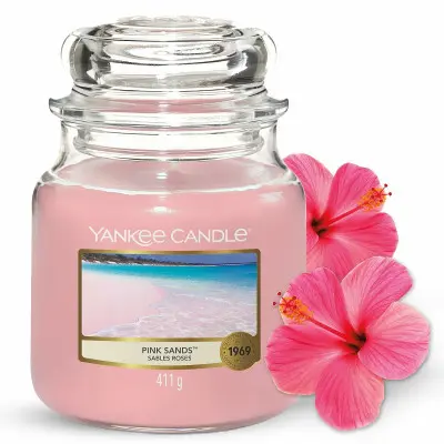 Vela Perfumada Yankee Candle Pink Sands 411 g