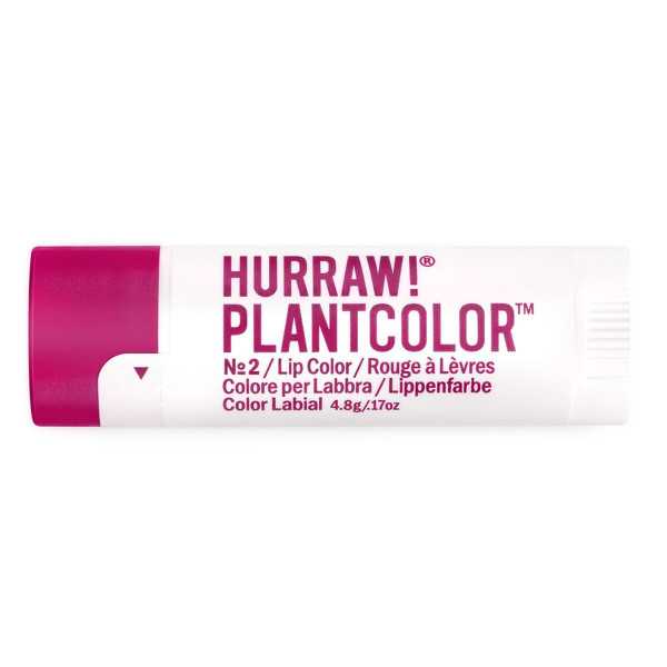 Bálsamo Labial con Color Hurraw! PlantColor Nº 2 4,8 g Stick