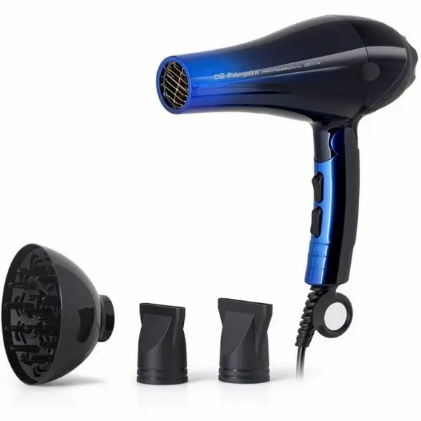 Secador de Pelo Orbegozo SE2085 2200 W Negro Negro/Azul