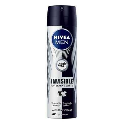 Desodorante en Spray Men Black & White Invisible Nivea Men Black White