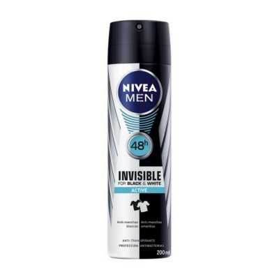 Desodorante en Spray Men Black & White Active Nivea Men Black White Ac