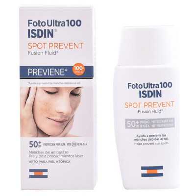 Facial Sun Cream Spot Prevent Isdin Foto Ultra SPF 50+ (50 ml) SPF 50+