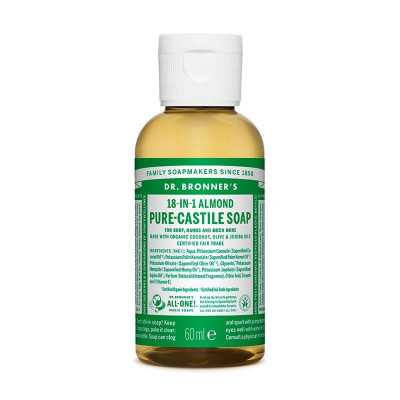 Jabón Líquido Dr Bronner's 60 ml Almendras