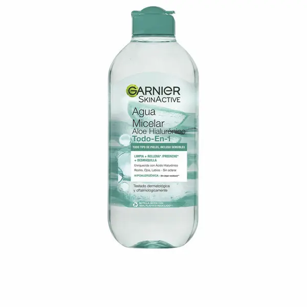 Agua Micelar Desmaquillante Garnier Skinactive Aloe Hialurónico 400 ml