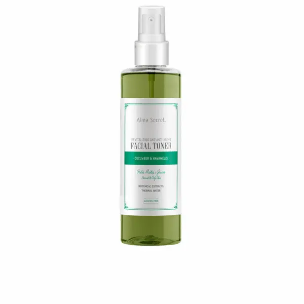 Anti-ageing Facial Toner Alma Secret Cucumber Revitalising Hammamelis 200 ml