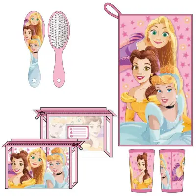 Travel Vanity Case Disney Princess Pink 23 x 15 x 8 cm