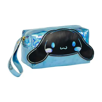 Travel Vanity Case Hello Kitty Blue 100 % Polyurethane