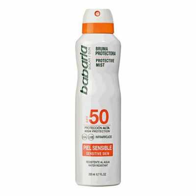 Bruma Solar Protectora Babaria Spf 50 (200 ml) Piel Sensible 50 (200 m