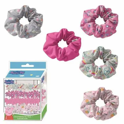 Rubber Hair Bands Peppa Pig Multicolour