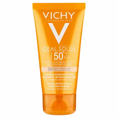 Protector Solar con Color Vichy Ideal Soleil BB SPF50 Crema (50 ml)