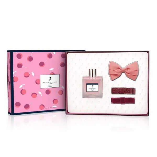 Set de Perfume Infantil Jacadi Paris Mademoiselle Petite Cerise 4 Piezas