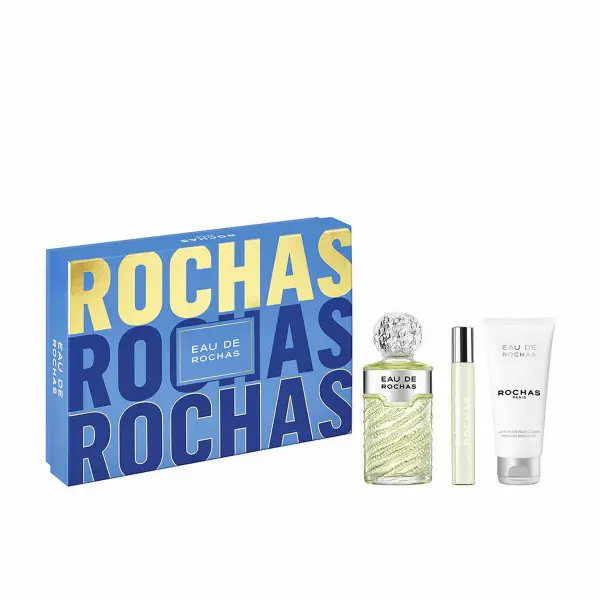 Set de Perfume Mujer Rochas EDT 3 Piezas