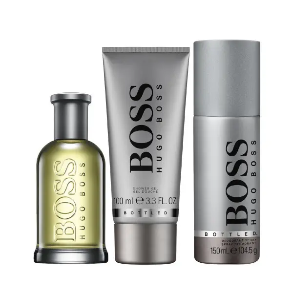 Set de Perfume Hombre Hugo Boss Bottled No 6 3 Piezas